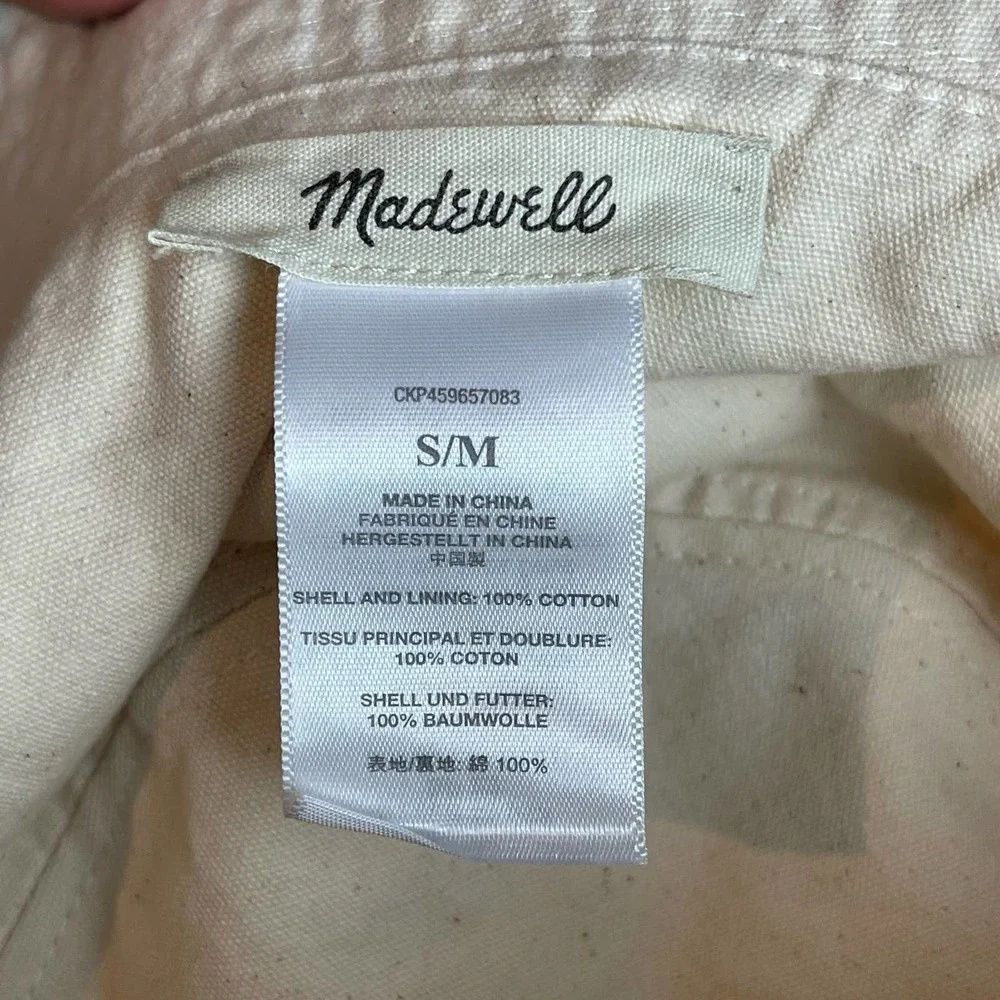 Madewell Short-Brimmed Bucket Hat Size S/M